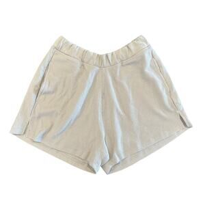 NWOT Gymshark Waffle Knit Athletic Shorts, Tan, Women's Size Small